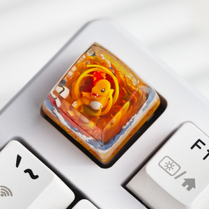 Ensemble de touches de clavier mécaniques en résine imprimées en 3D, style Pokémon, PBT Doubleshot, usinées par CNC - Product Image 5