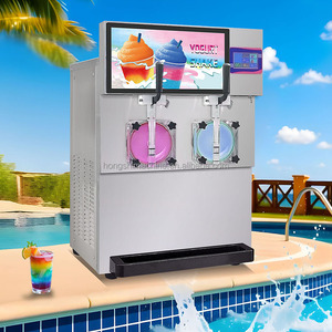 เครื่องทำมิลค์เชค โยเกิร์ตแช่แข็งอัตโนมัติ 1/2/3 ถัง เครื่องทำน้ำแข็งปั่นเชิงพาณิชย์ พร้อมหน้าจอ LED สำหรับร้านชานม - Product Image 2