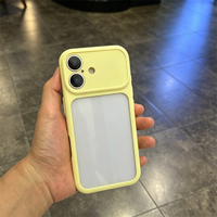 En stock – Coque de téléphone 2-en-1 transparente en TPU et acrylique anti-jaunissement pour iPhone 17, 16, 15, 14, 13, 12, 11 Pro Max – Coque rigide transparente en acrylique