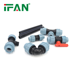 IFAN ISO 4427 HDPE phù hợp 25-110mm Màu Xanh giảm ổ cắm PP nén phù hợp - Product Image 4