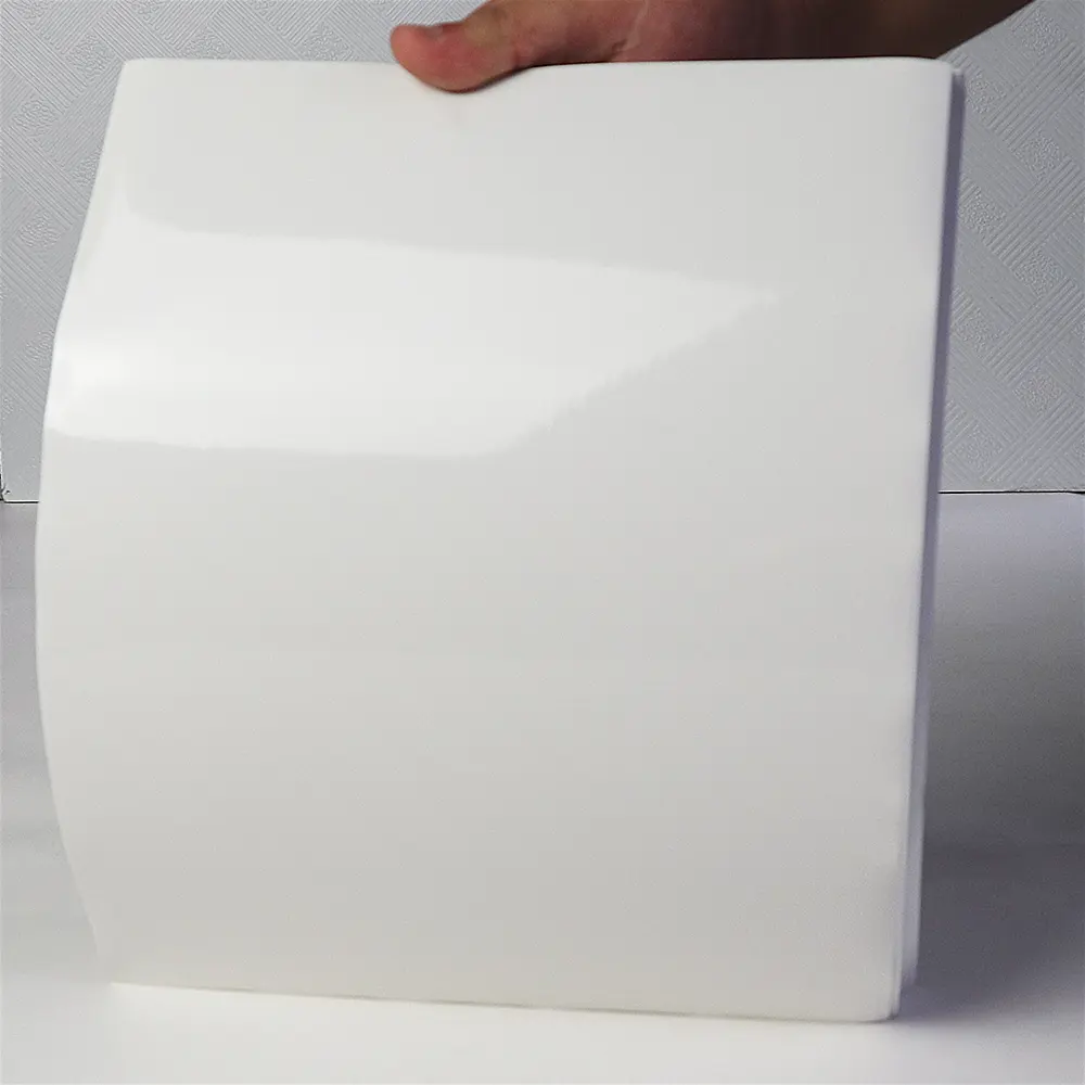 Ustom-papel adhesivo para impresora de inyección de tinta láser, adhesivo de vinilo