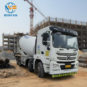 Подержанный бетоносмеситель Hanfeng 12 куб.м., тяжелый грузовик для перевозки цемента для строительных работ - Product Image 6