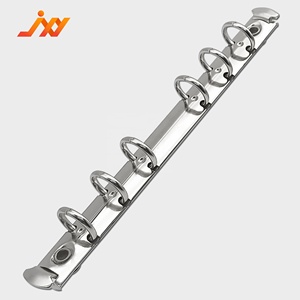 Kim Loại 6 Vòng Nhật Ký Thư Mục Ngân Sách Chất Kết Dính Lá Lỏng Cơ Chế 152Mm Cho A6 A7 Bạc Nickel/Ánh Sáng Vàng Hồng Vàng Môi Trường - Product Image 3