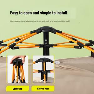 Tente de <span class=keywords><strong>camping</strong></span> extérieure, entièrement automatique, installation rapide, pliable, imperméable et renforcée, pour le <span class=keywords><strong>camping</strong></span> de nuit en groupe - Product Image 5
