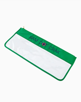 En stock, nouveau sac de rangement pour Mahjong transparent à fermeture éclair, personnalisable avec monogramme brodé, couleurs vives, sac pour tuiles de Mahjong