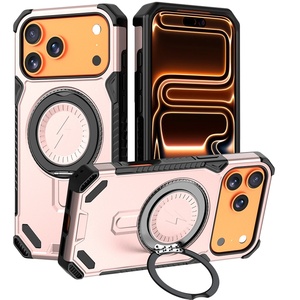 Funda Antigolpes Serie Mecha con Soporte Magnético Giratorio para iPhone 17 Pro Max, Carcasa Resistente para Teléfono, Venta al Por Mayor B2B - Product Image 6