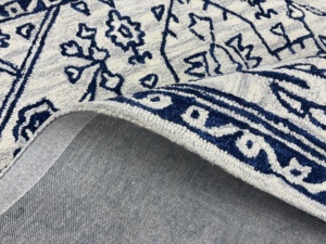 Alfombra Moderna de Lana con Diseño Floral, Hecha a Mano, con Base de Látex, para Decoración de Hogar de Lujo - Product Image 2