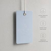 Étiquettes de marque haut de gamme en papier noir mat lisse avec bordure peinte aux couleurs vives et estampage à chaud de précision pour l'image de marque de luxe des boutiques