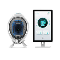 Analyseur de peau intelligent LED JLM Ai, miroir magique, analyse faciale en 3D, analyseur de spectre UV et d'humidité, EU/JP, écran HD 15,6 pouces