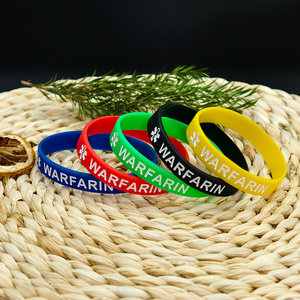 Pulsera de silicona para concientización sobre la diabetes, brazalete de alerta médica, pulseras deportivas para enfermeras - Product Image 6