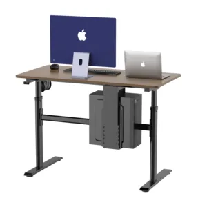 Healthy Workplace Manual Hand Crank Controller Ergonomic Stand Up Desk Height Adjustable Standing Office Computer Desk Frame