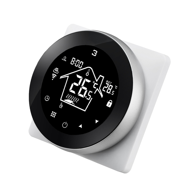 Smart Thermostat Compatible with Alexa Google Home-WiFi Programmable Thermostat for Heating Wireless Room Tempe
