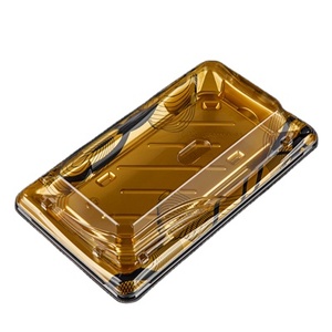 Chinese Factory Wholesale Disposable Plastic Food Container PS Material Sushi Takeaway Box