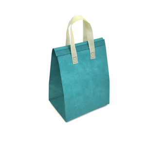 Custom Printed Recycled Non-Woven Thermal Tote Bag Insulated Cooler for Food Delivery Take-Out Cartoon for Cake Drinks Lunch - Product Image 4