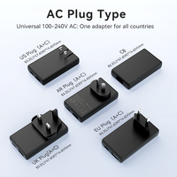 Merryking SAA RCM Certified Gan Charger 65w Pengisi Daya Dual Port 65w Pengisi Daya Cepat Maksimal PD untuk Ponsel