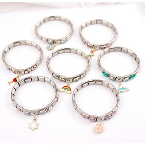 Nueva Serie de Pulseras Modulares Estilo Italiano: Cadena de Ensamblaje Personalizable para Joyería de Moda - Product Image 5