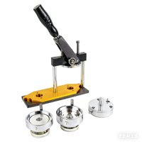Nouvelle machine manuelle en aluminium de 58 mm pour la fabrication de badges, aimants de réfrigérateur et porte-clés