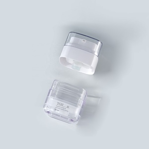 <span class=keywords><strong>YGH</strong></span> série AS/PP pot 30/50ml pompe sans air couleur personnalisée pour les soins de la peau masque de boue blanche crème pour les yeux crème pour le visage et démaquillant - Product Image 5