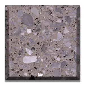 Dong Xing Artificial Marble Terrazzo Customized Wall Packing Interior Big color Easy