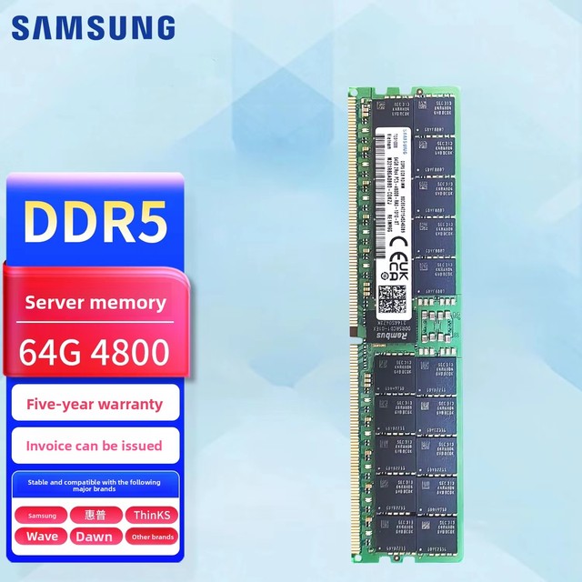 SK Micron 16G/32G/48G/64G DDR5 4800 REG ECC Private Mold Used Server Memory