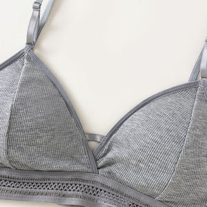 <span class=keywords><strong>Soutien</strong></span>-<span class=keywords><strong>gorge</strong></span> push-up respirant pour femmes Fitness Cotton Wireless Bralette Sports Unwired Comfortable Soft Bra Without Frame - Product Image 5