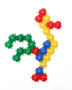 Bloques de Construcción HEXIE, juego de bloques Hexie que pueden estimular la imaginación de los niños, juego de 96 piezas, cada una con 24 piezas. - Product Image 6