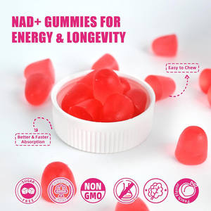 SUNI sıcak satış organik NAD takviyesi Gummies şekersiz NAD + 1000mg Vitamin B3 Nicotinamide Gummies rejenerasyon enerjisi - Product Image 6