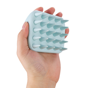 Handheld Silicone Massage Hair <b>Brush</b> Silicone <b>Scalp</b> Massager <b>Brush</b> for Hair Growth - Product Image 2