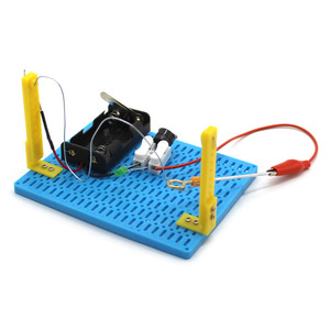 Kit de experimentos científicos, modelo de circuito de madera DIY para niños de 7 a 9 años, juguete educativo con motor alimentado por batería y laberinto de cables - Product Image 4