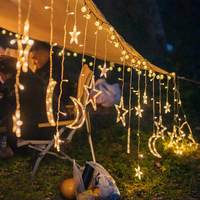 TSINYE 3,5M USB-Betriebene LED Neutralweiße Weihnachtsstern-Lichterkette 120 Sterne Funkelnde Modi IP44 Zertifiziert CRI90