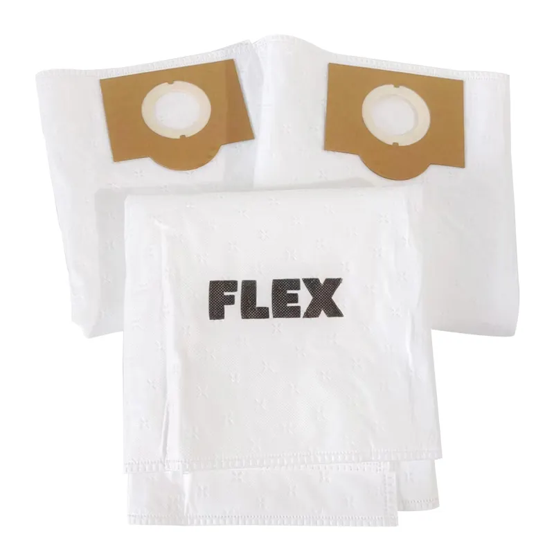 Saco de coleta de poeira alemão flex, máquina de lixa elétrica, aspirador de pó, acessórios, balde de poeira, 5 peças