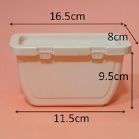 Boîte de rangement transparente en PP pour capsules de lessive, capacité 30 pièces, avec couvercle intégré, conteneur en plastique pour capsules de lessive, marque XIANGSHI, personnalisable