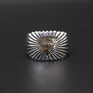 Classic 925 Argento Occhio di Horus Anello Per Gli Uomini - Product Image 4
