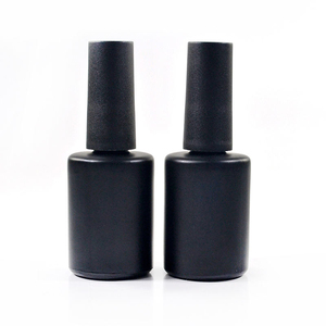 Flacon de vernis à ongles carré 15ml noir 15ml, flacon vide minimaliste haute couture pour vernis <span class=keywords><strong>gel</strong></span> - Product Image 5