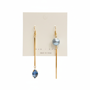 Orecchini in Acciaio Inossidabile con Fiocco, Farfalla, Fiore e Cristallo, Set Trendy per Ragazze, Vendita all'Ingrosso - Product Image 2