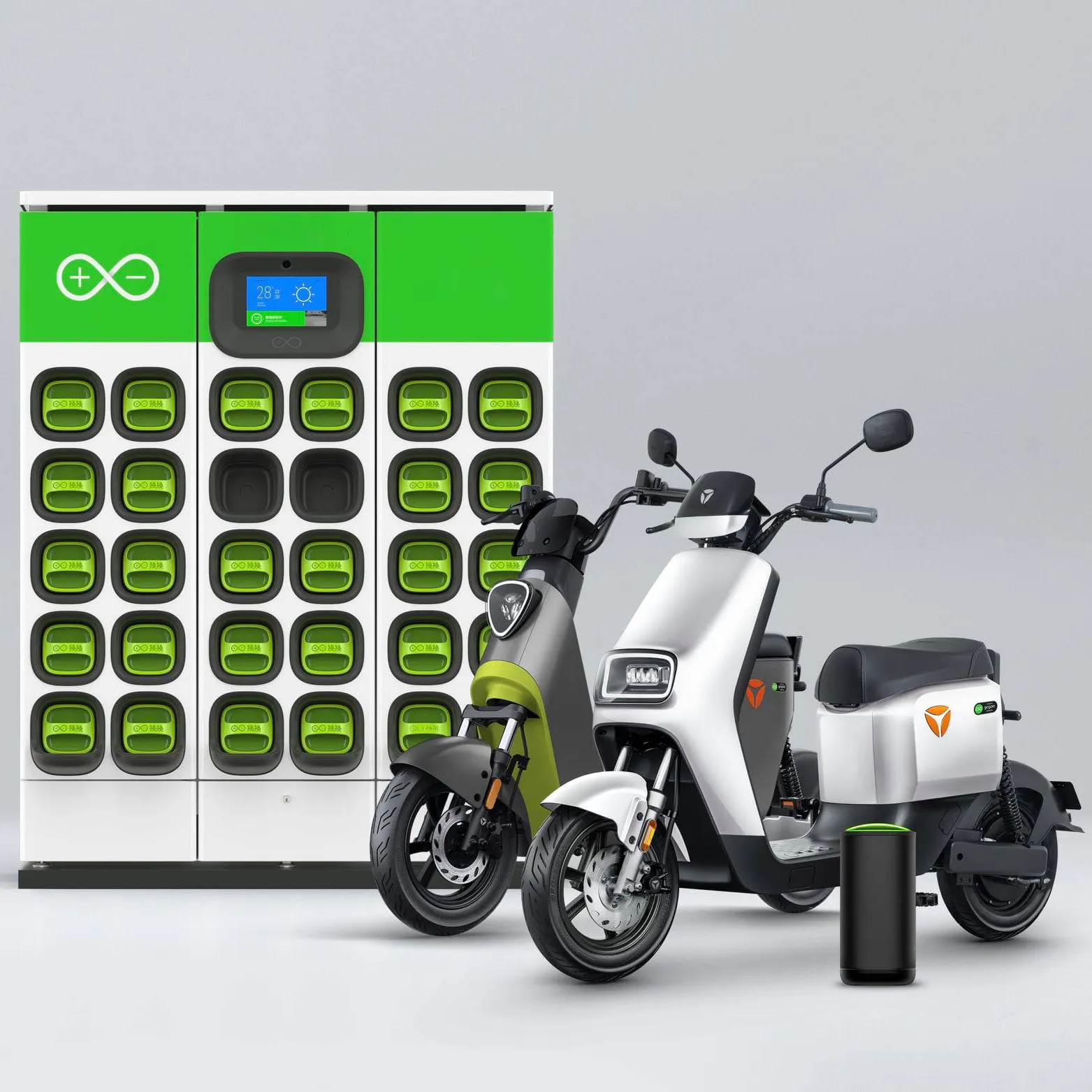 Hs Public Charging Cabinet Battery Swap Module Motorcycle E-bike Scooter Solar Battery Swapping Charging Station