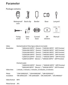 알리바바 온라인 쇼핑 SJCAM C100 + 액션 엄지 카메라 마그네틱 바디 웹캠 4K 60fps 2H 비디오 30m 방수 DV 카메라 웹캠 - Product Image 5