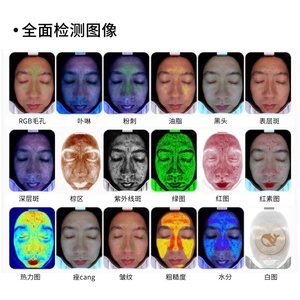 เครื่องวิเคราะห์ผิวหน้า 3 มิติ AI แบบตั้งโต๊ะ สำหรับวิเคราะห์ผิว ตรวจจับสิว ฝ้า กระ ริ้วรอย สำหรับร้านเสริมสวยและคลินิก - Product Image 3