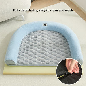 Matelas confortable, écologique, amovible et lavable pour chiens de petite et moyenne taille (Teddy, Bichon), canapé-lit et tapis pour chat - Product Image 6