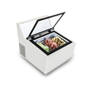 Table Top 3 4 6 Pans Mini Small Ice Cream Freezer/gelato Display Freezer - Product Image 5