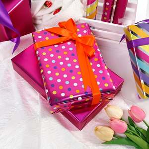 High Quality Wholesale 80g <b>Christmas</b> Aluminized <b>Paper</b> Tissue 43*300cm Gift Luxury Custom Birthday Packaging <b>Wrapping</b> <b>Paper</b> Roll - Product Image 6