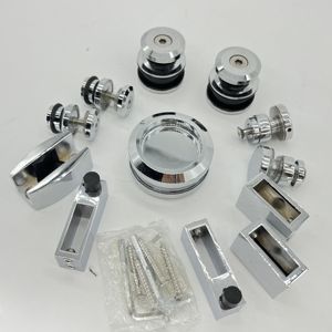 Il sistema di ampia doccia di Design moderno include accessori per porte in vetro a rulli e ruote scorrevoli - Product Image 2