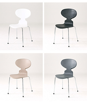 Chaise de loisirs à dossier pour balcon, chaise de salle à manger simple pour la maison, table et chaise, chaise de négociation empilable pour salle de conférence