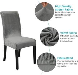 Bọc Ghế Phòng Khách Gia Đình Bọc Ghế Tựa Tay Bằng Vải Thun Nhung Polyester - Product Image 5