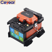 Ceyear H6481B Fusionadora Automática de Fibra Óptica con Pantalla LCD de 4.3'', Tiempo de Fusión de 7s, Máquina de Soldadura de Cable Óptico, Kit de Herramientas FTTH, Compatible con 4G