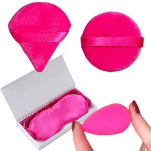 Esponjas de Maquillaje de Algodón, Aplicadores de Polvo, Brochas de Maquillaje, Esponjas de <span class=keywords><strong>Terciopelo</strong></span> Personalizadas - Product Image 3