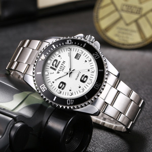<span class=keywords><strong>Montre</strong></span> de sport étanche de marque avec <span class=keywords><strong>bracelet</strong></span> en acier inoxydable, luminescente dans le noir, <span class=keywords><strong>montre</strong></span> à quartz pour homme, style business, vente en gros - Product Image 6
