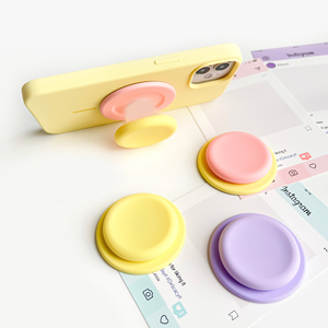 Soporte Magnético para Teléfono Móvil, Anillo de Agarre para Teléfono, Soporte para Anillo de Dedo con Imán, con Parte Superior Redonda de Silicona - Product Image 3