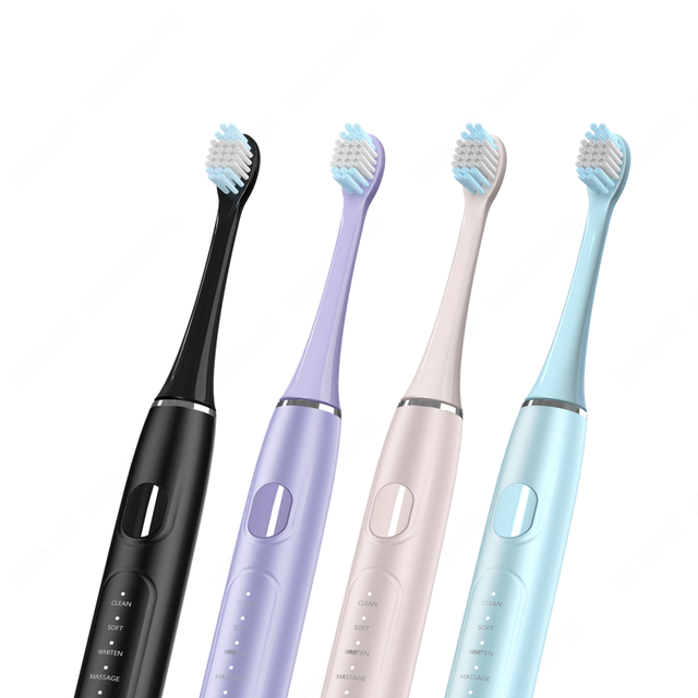 IPX7 Waterproof Adult Electric Toothbrush Smart Technology Slim Design Rechargeable Sonic Technology for Deep Cleansing Teeth