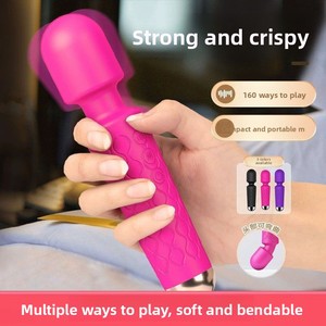 Có thể sạc lại AV Vibrator cho các cặp vợ chồng 10 tốc độ tần số với nữ Scream đồ chơi người lớn USB cung cấp điện phần tư nhân cực khoái - Product Image 4